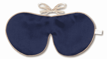 Holistic Silk Pure Silk Anti-Ageing Eye Mask - Navy Lavender Scented